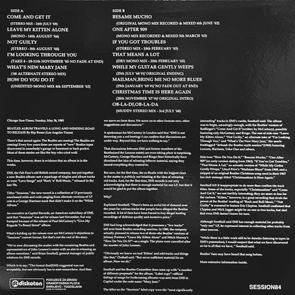 BEATLES – Sessions • 14 Previously Unreleased Tracks From The Vaults LP (brown marbled vinyl)
