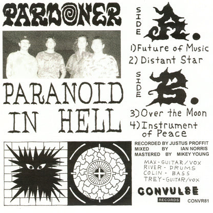 PARDONER – Paranoid In Hell 7"