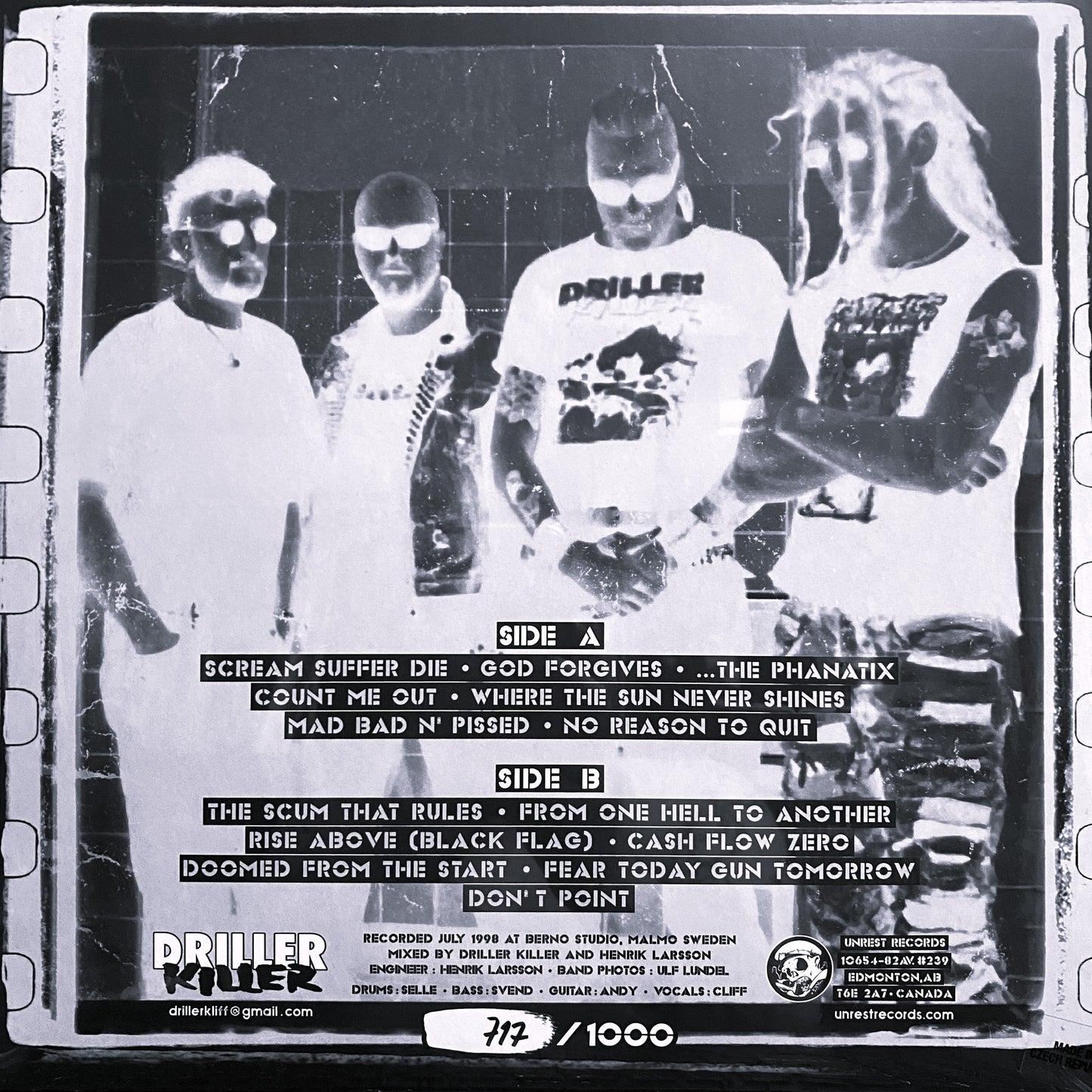 DRILLER KILLER – Reality Bites LP