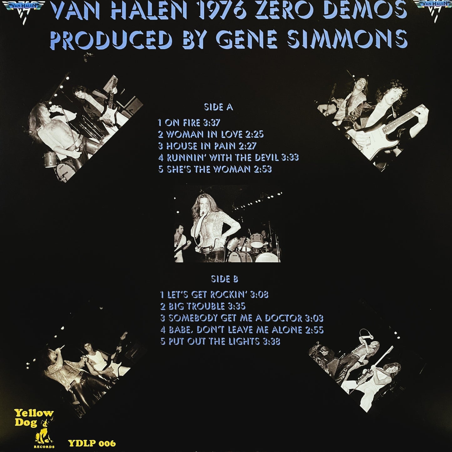 VAN HALEN – Zero Demos LP (splatter vinyl)