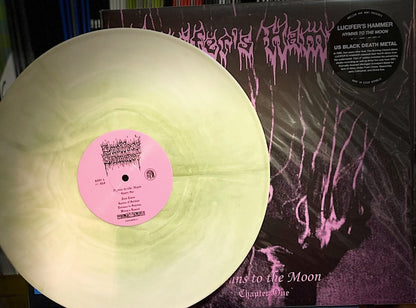 LUCIFER'S HAMMER – Hymns To The Moon LP (green/cream marbled vinyl)