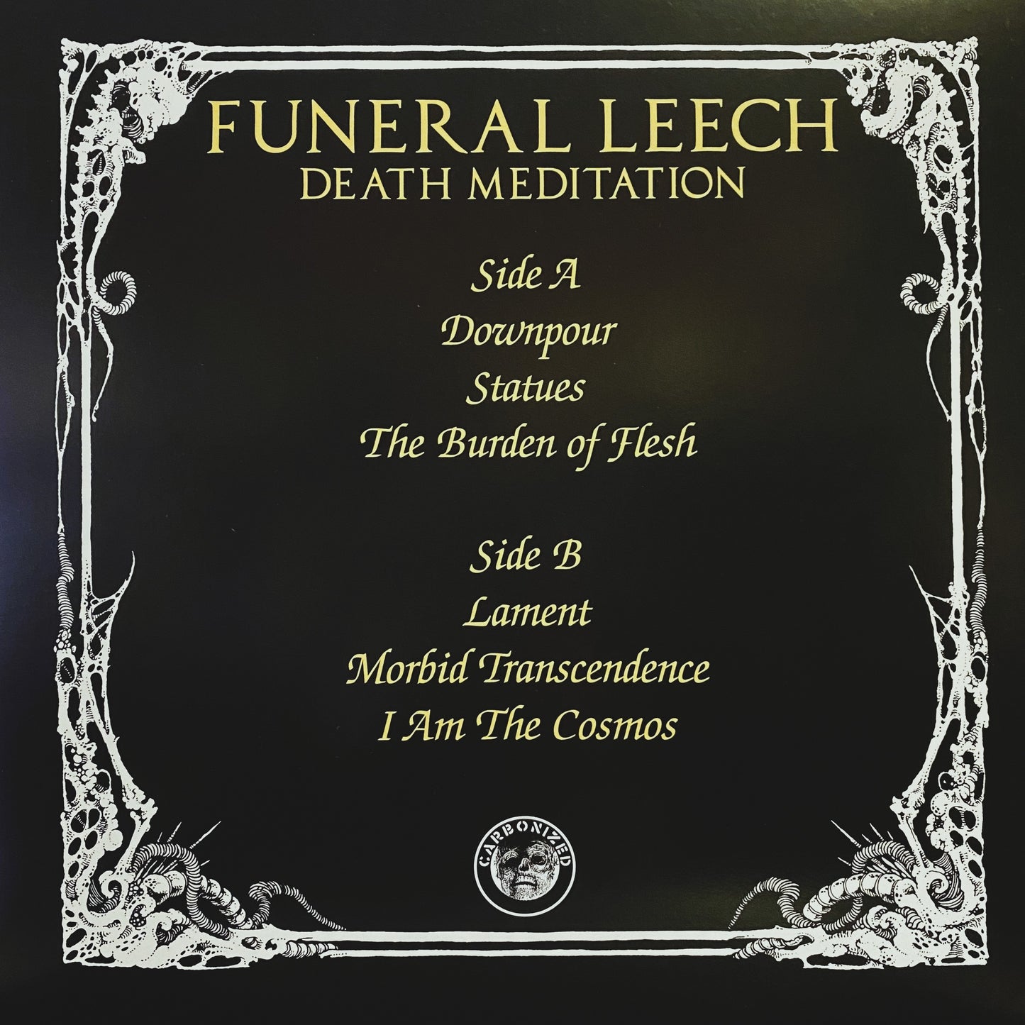FUNERAL LEECH – Death Meditation LP (gold vinyl)