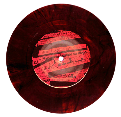 BIKINI KILL – New Radio 7" (red/black swirl vinyl)