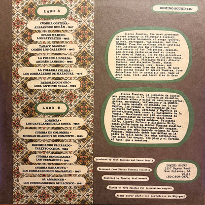 V/A – Remolino De Oro • Coastal Cumbias From Colombia's Discos Fuentes 1961-1973 LP