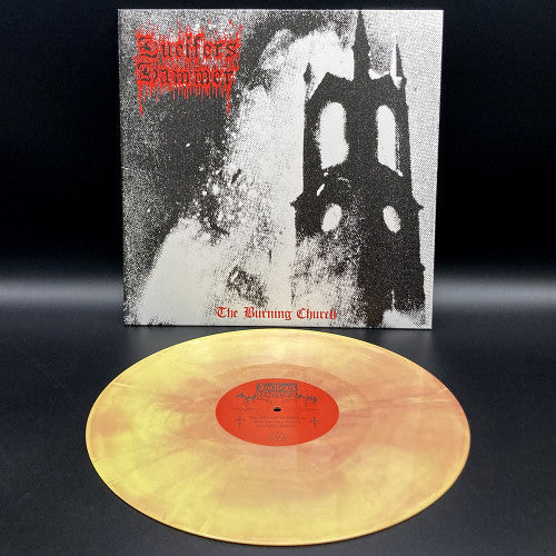 LUCIFER'S HAMMER – The Burning Church LP (yellow/red marbled vinyl)