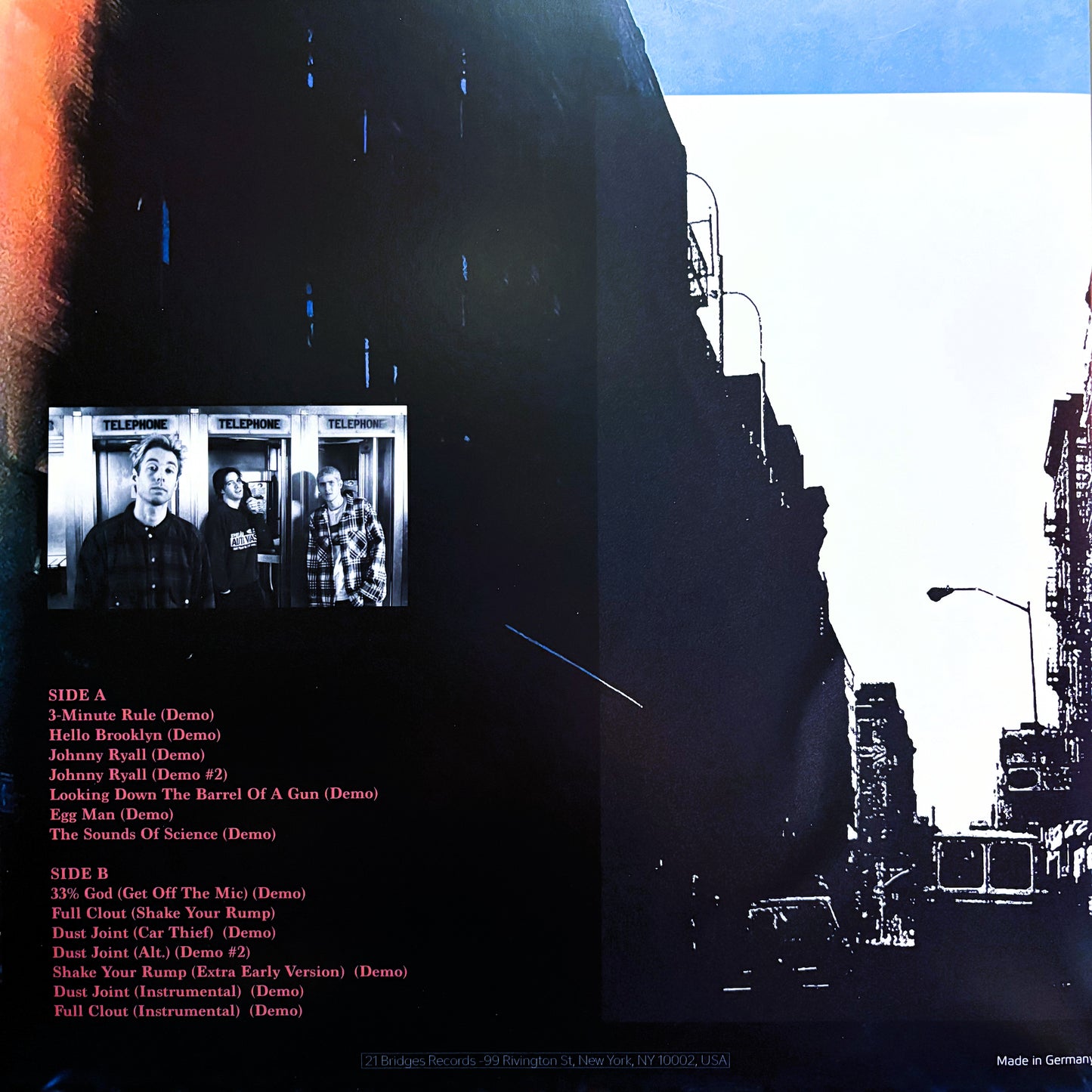 BEASTIE BOYS – Paul's Boutique Demos LP (color vinyl)