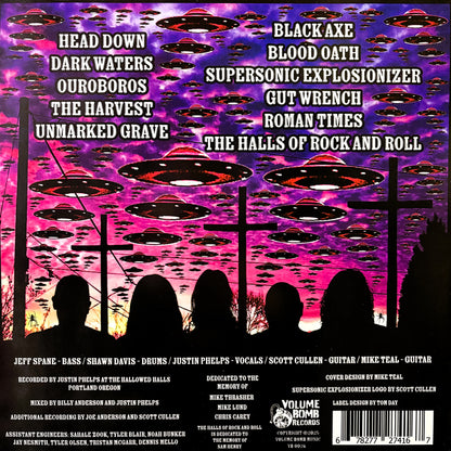 SUPERSONIC EXPLOSIONIZER – Sunsets From The Heavy Metal Basement LP + CD (orange splatter vinyl)