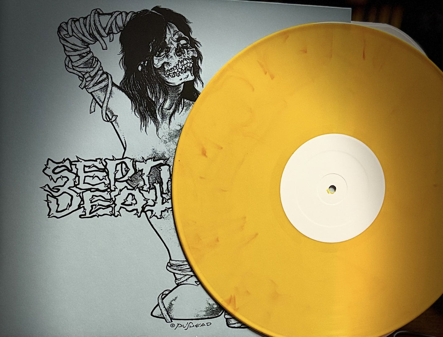 SEPTIC DEATH – Live At The Farm • June 27th, 1986 LP (orange vinyl)