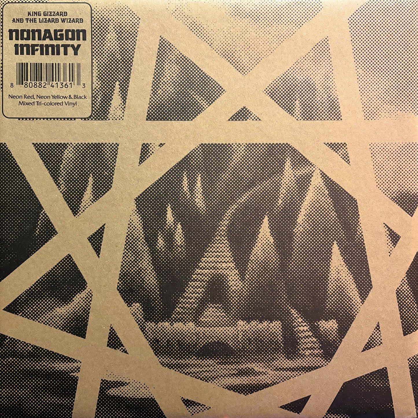KING GIZZARD & THE LIZARD WIZARD – Nonagon Infinity LP (neon red/yellow vinyl)