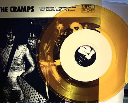CRAMPS – Teenage Werewolf 7" (yellow transparent vinyl)