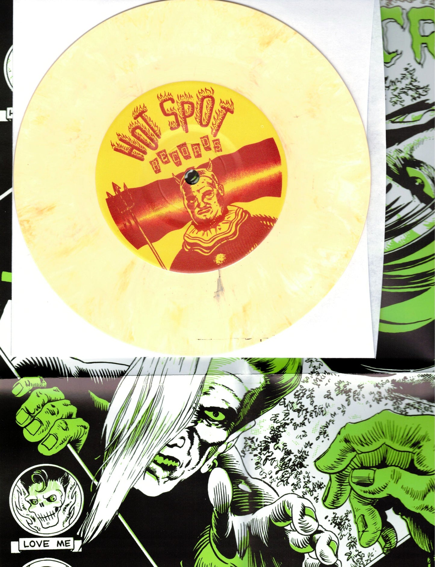 CRAMPS – Voodoo Idols 7" (yellow marbled vinyl)