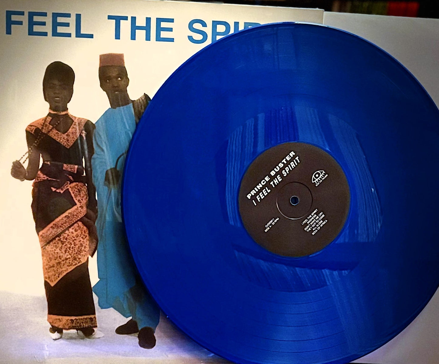 PRINCE BUSTER – I Feel The Spirit LP (blue vinyl)