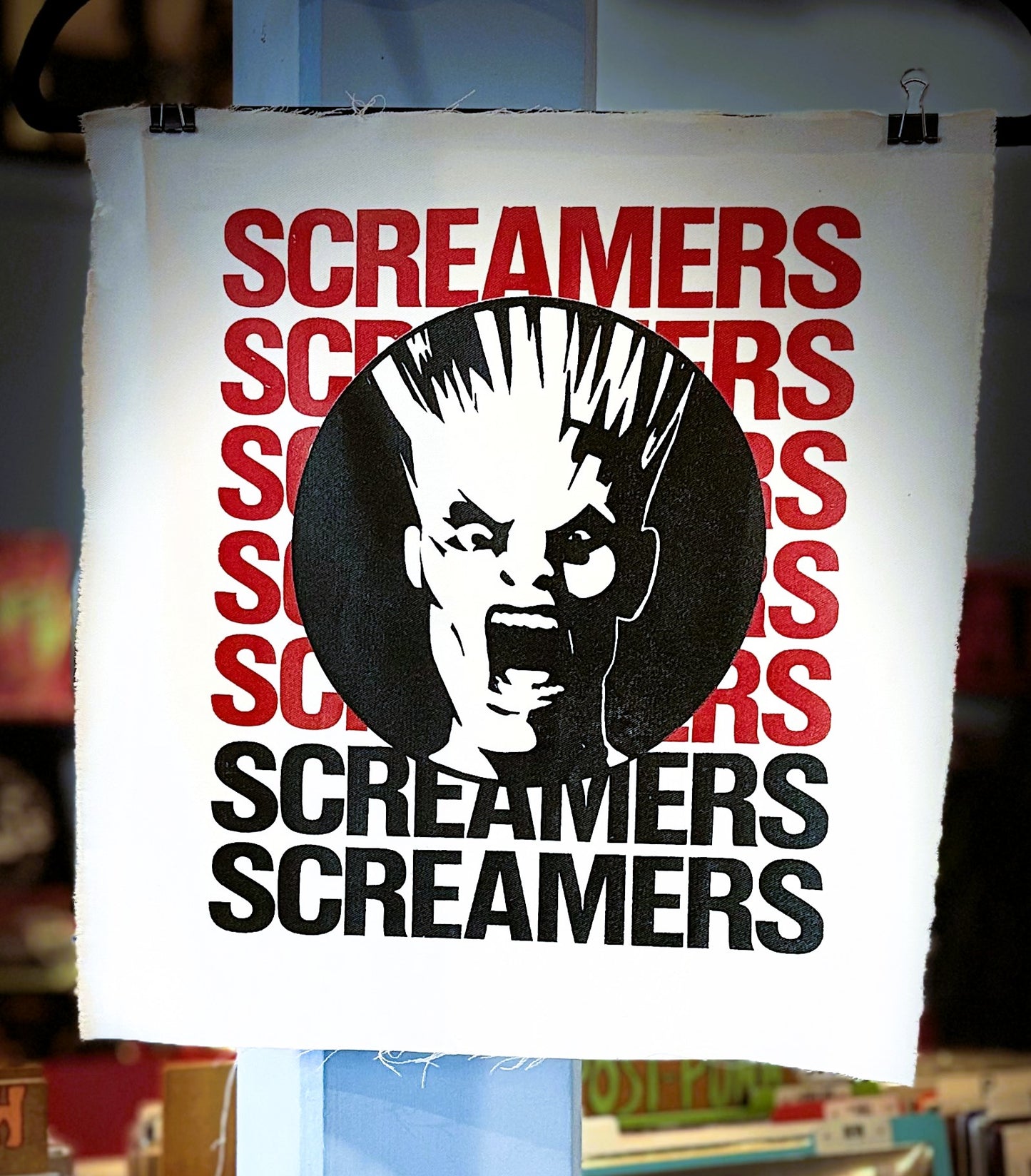 SCREAMERS | Spiked Hair Screamer BackPatch