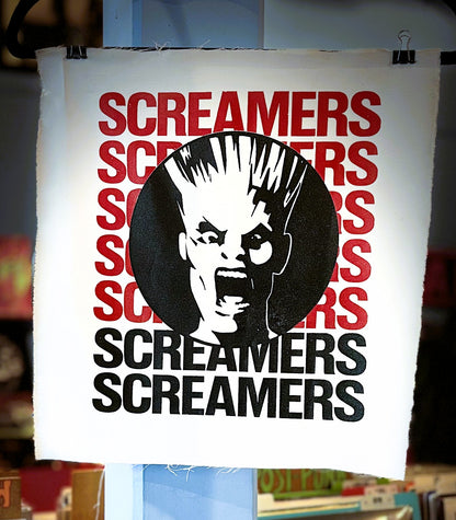 SCREAMERS | Spiked Hair Screamer BackPatch
