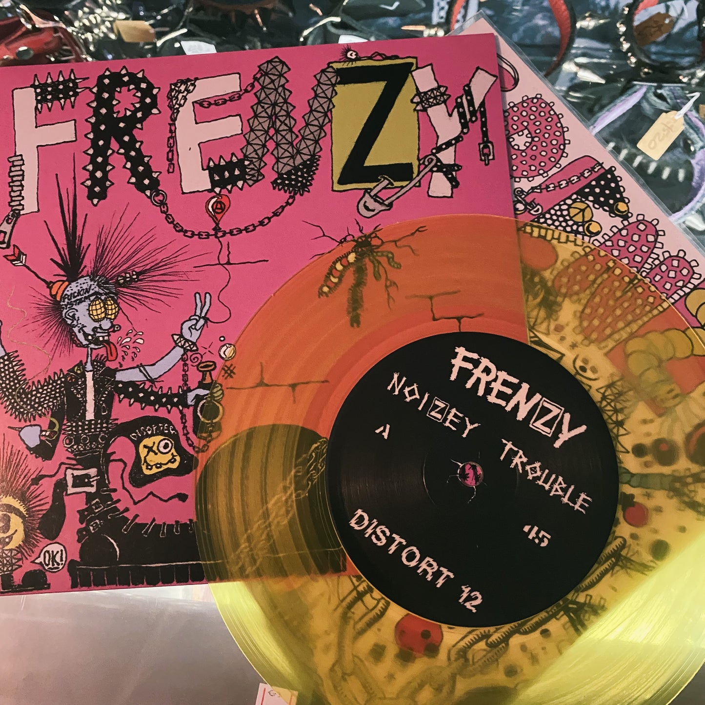 FRENZY – Noizey Trouble 7" (yellow translucent vinyl)