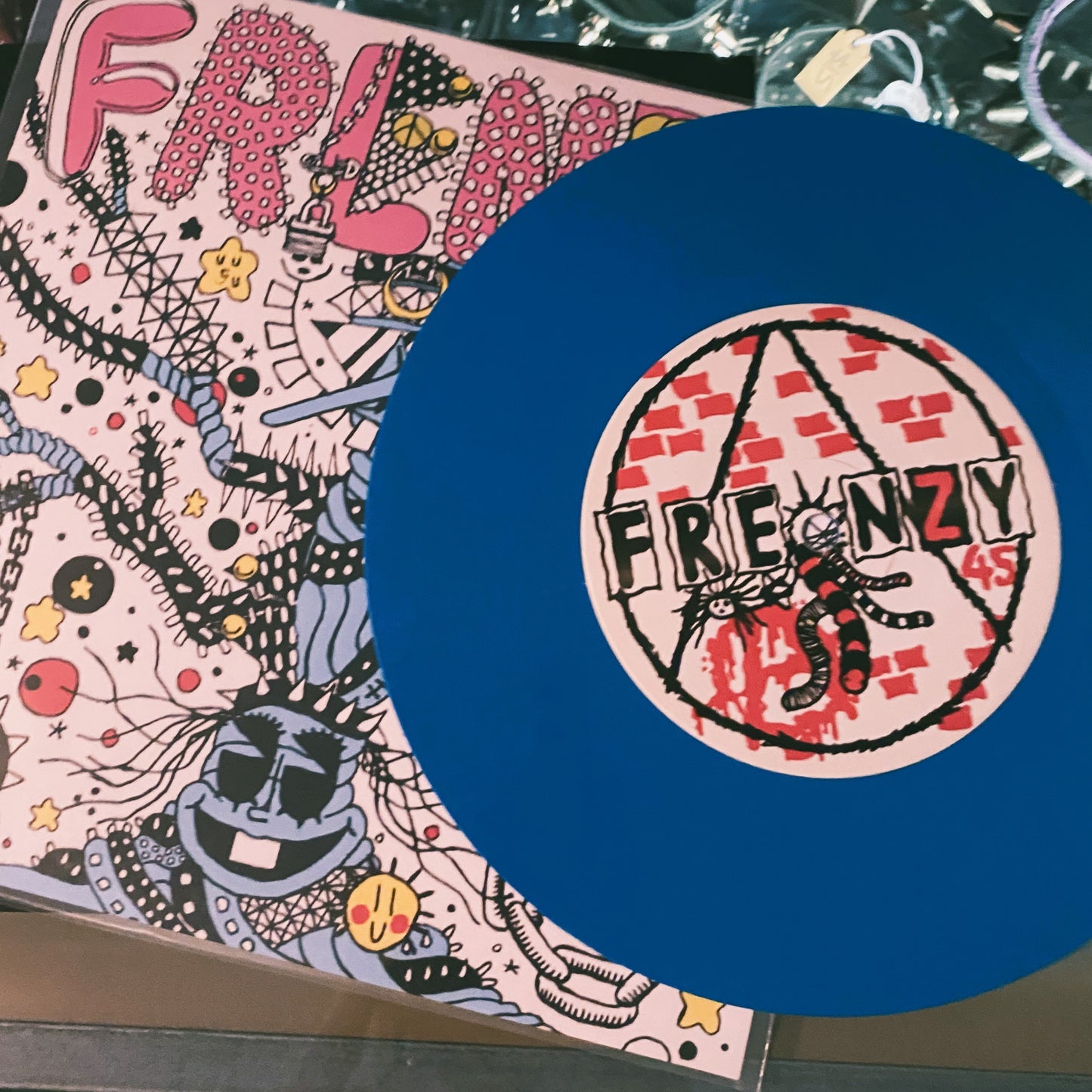 FRENZY – Disconnected 7" (dark turquoise vinyl)