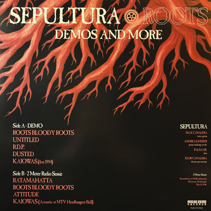 SEPULTURA – Roots • Demos & More LP (color vinyl)