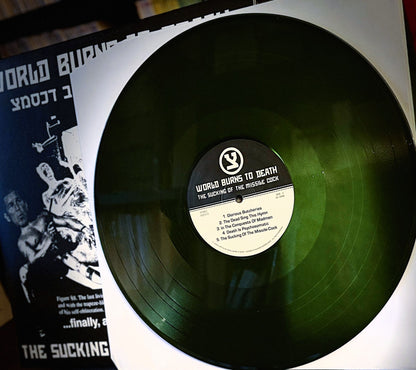 WORLD BURNS TO DEATH – The Sucking Of The Missile Cock LP (color vinyl)
