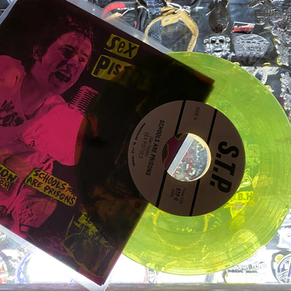 SEX PISTOLS – Revolution In The Classroom / Schools Are Prisons 7" (green vinyl)