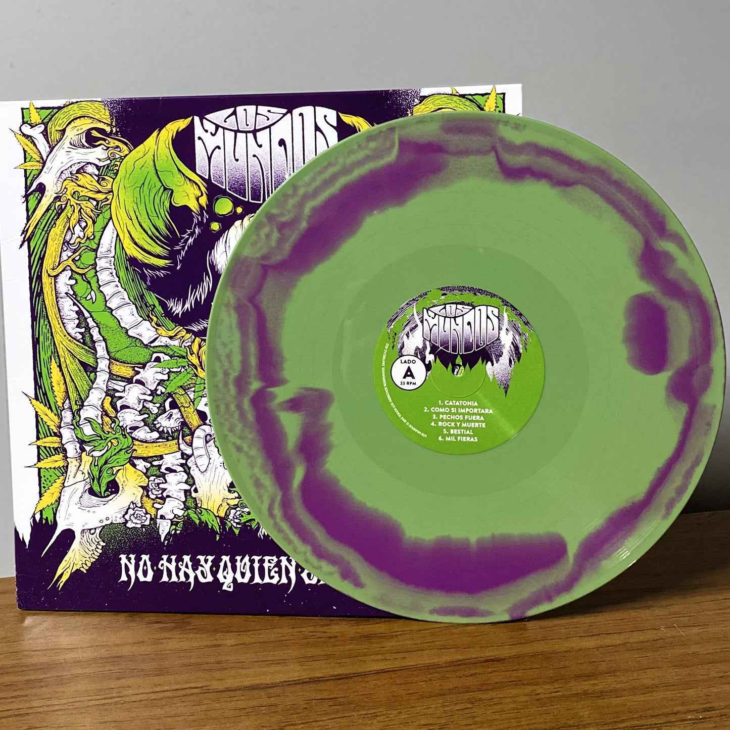 LOS MUNDOS – No Hay Quien se Salve LP (green/purple swirl vinyl)