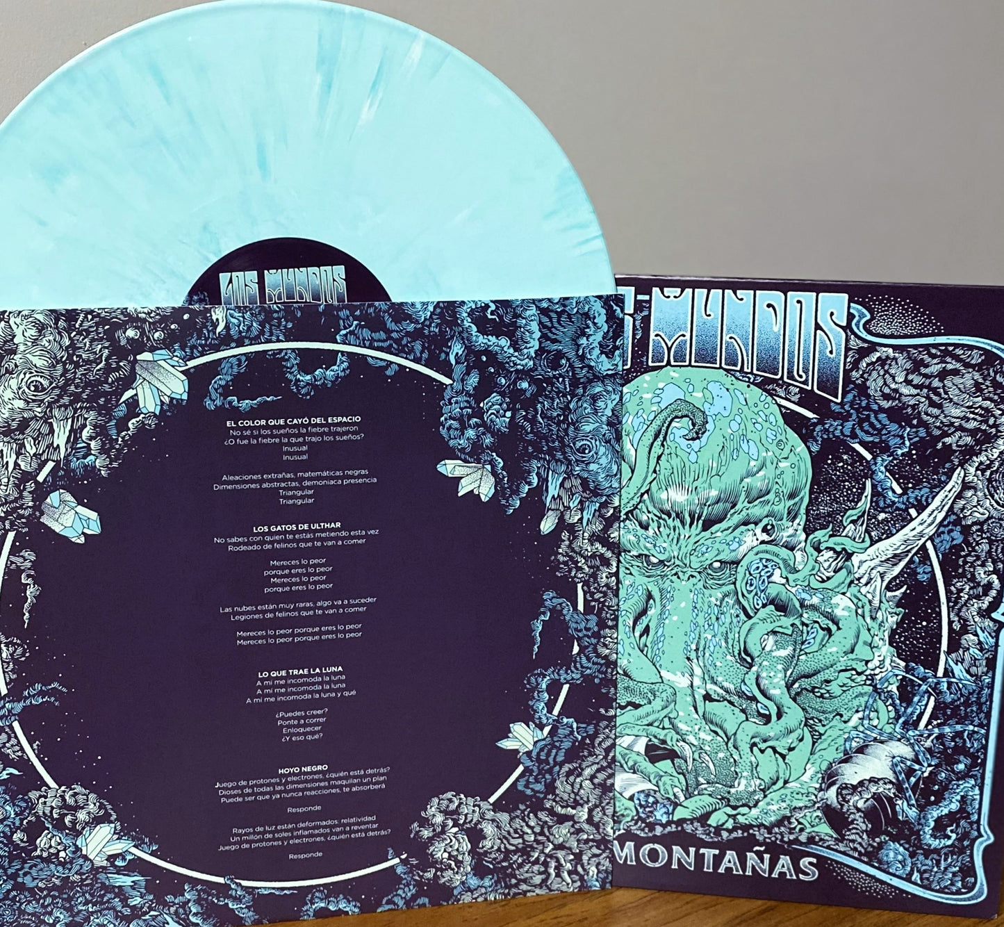 LOS MUNDOS – Las Montañas LP (aqua vinyl)