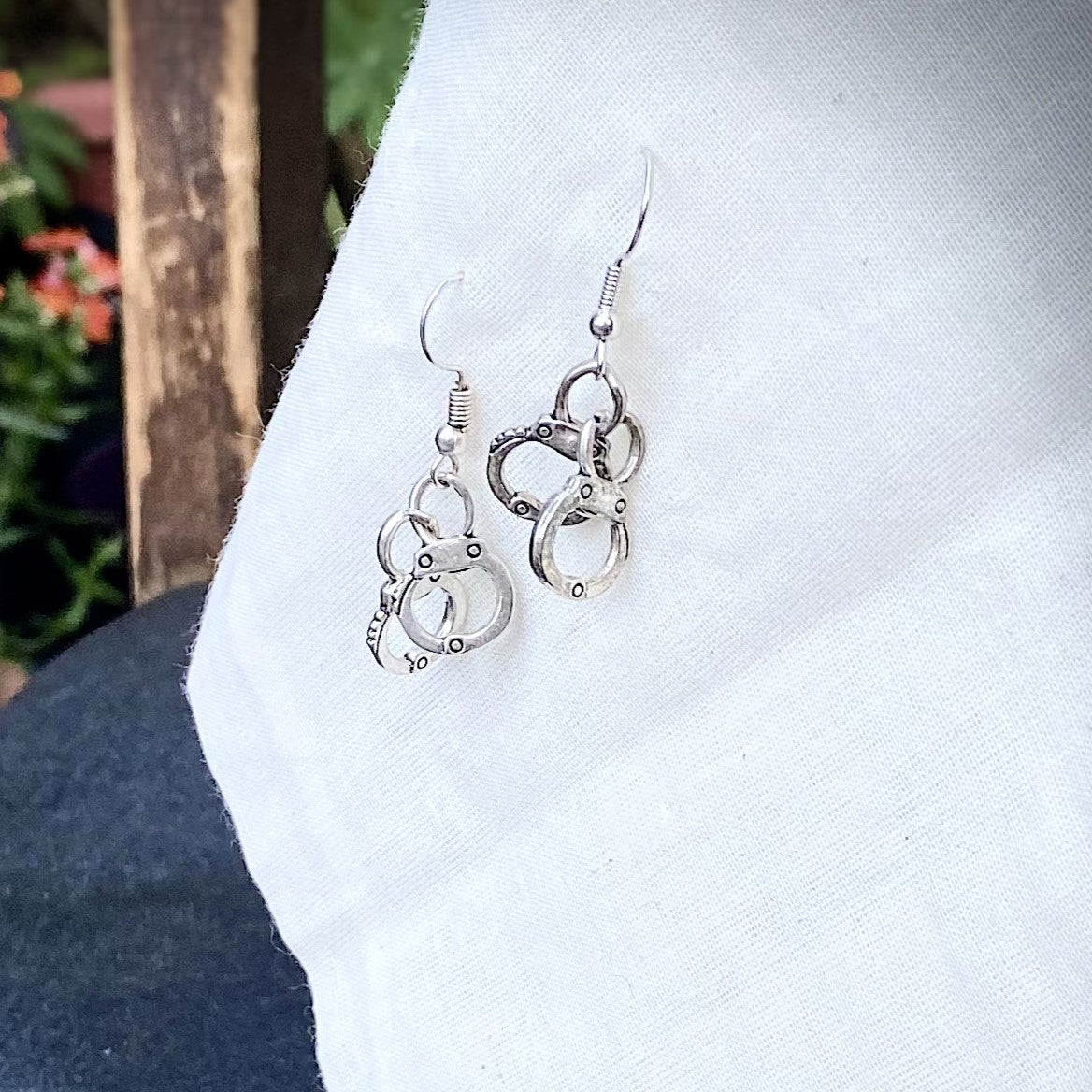 Handcuffs Earring