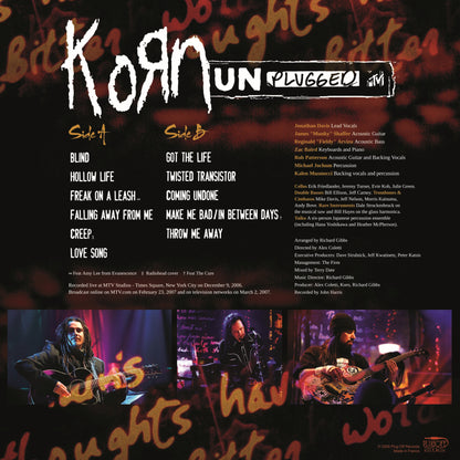 KORN – MTV Unplugged 2006 LP (marbled color vinyl)
