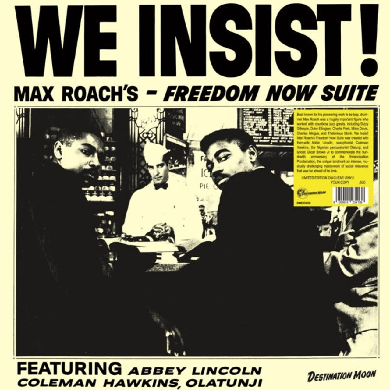 MAX ROACH – We Insist! Max Roach's Freedom Now Suite LP (clear vinyl)