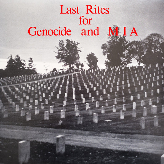 GENOCIDE / MIA – Last Rites For Genocide & MIA LP (silver vinyl)