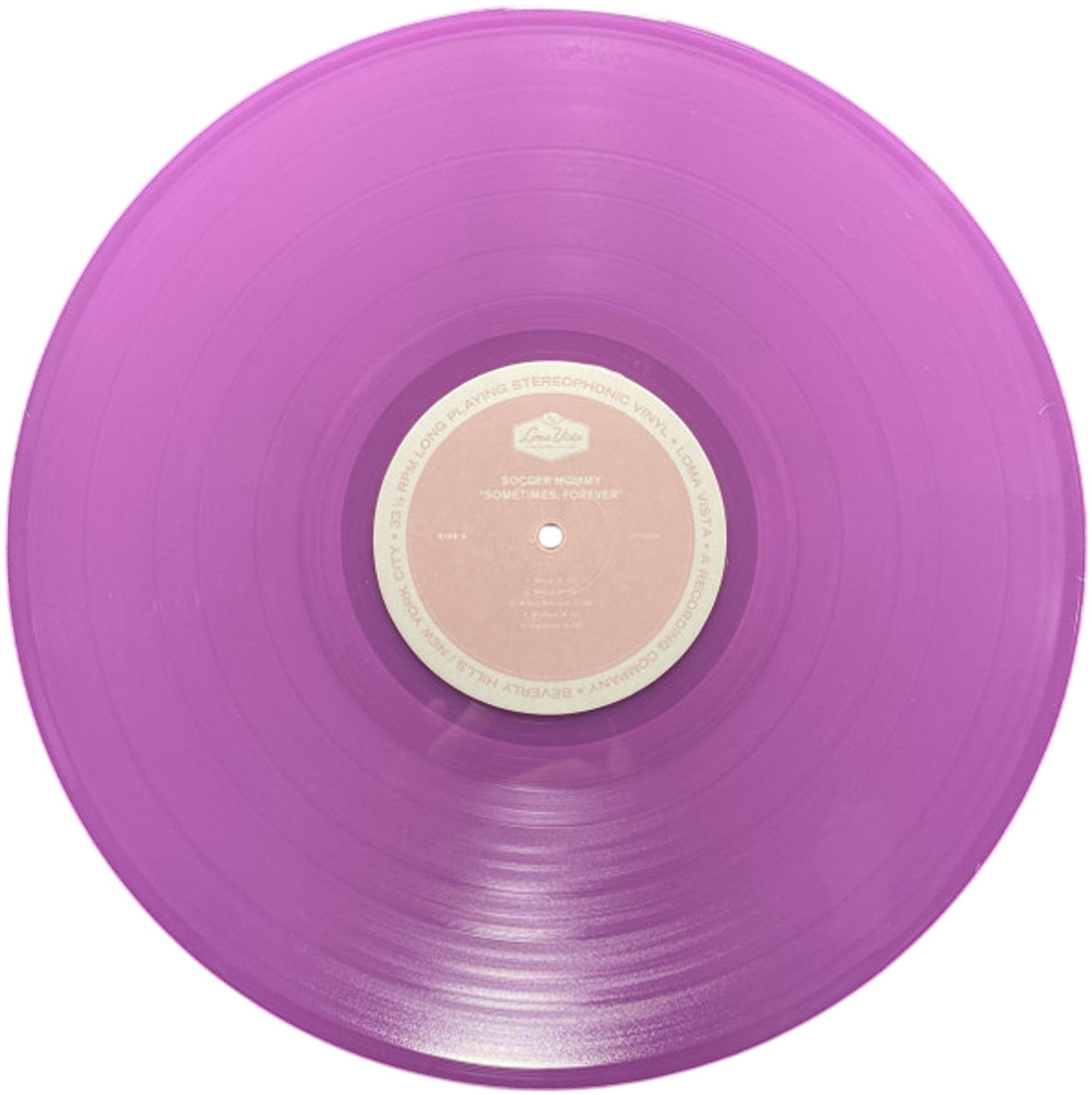 SOCCER MOMMY – Sometimes, Forever LP (violet vinyl)