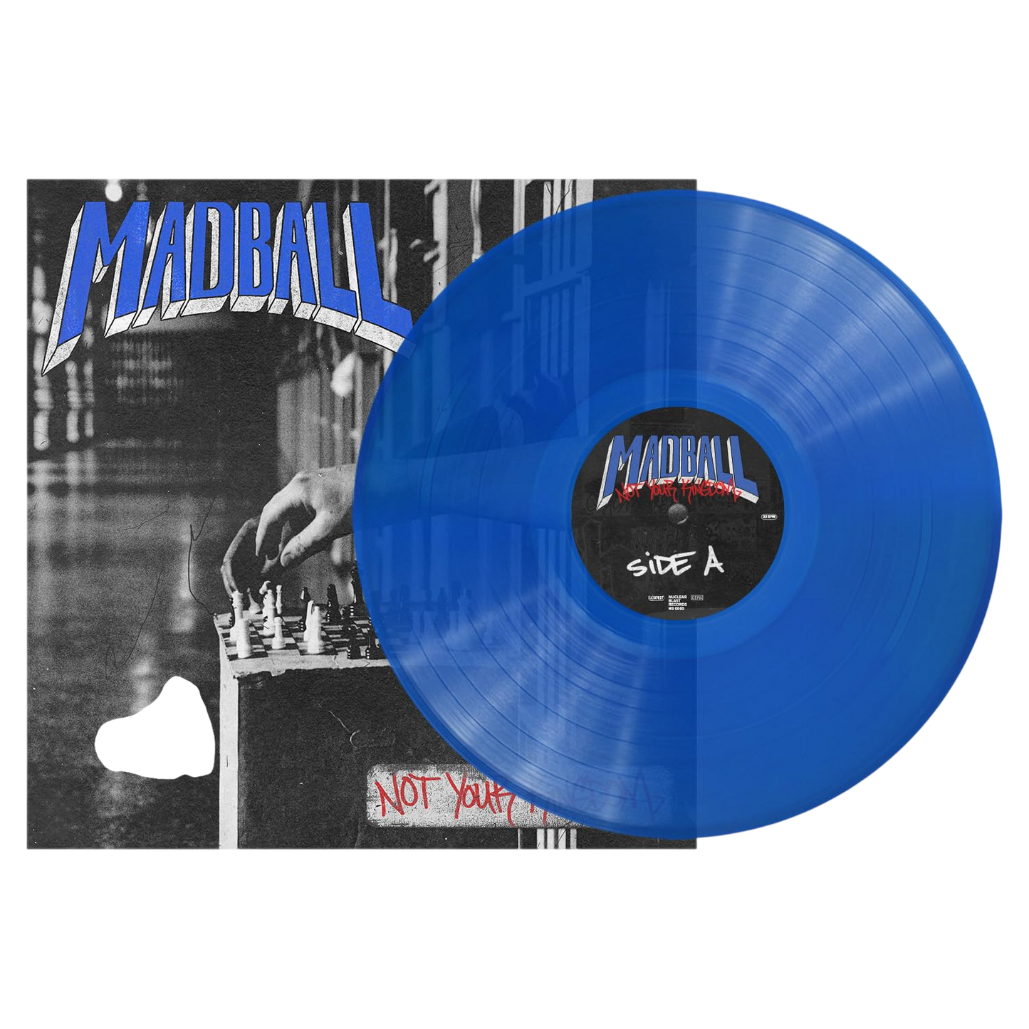 MADBALL – Not Your Kingdom LP (blue transparent vinyl)