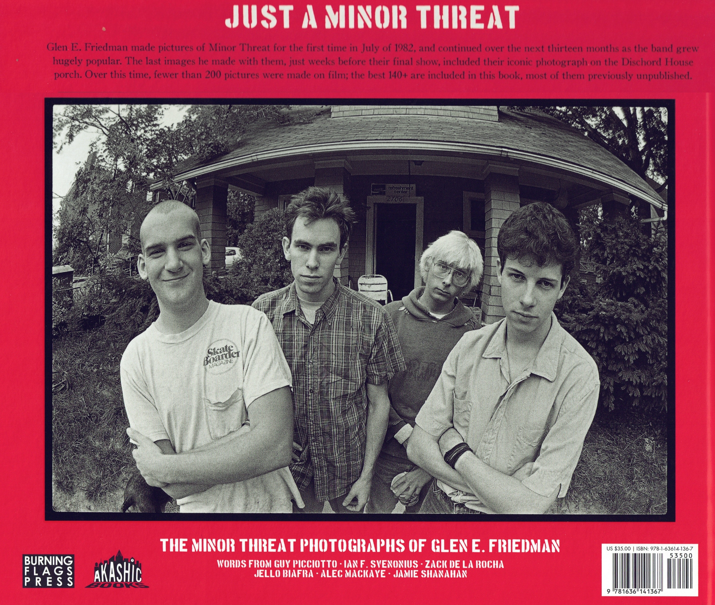 Just A Minor Threat: The Minor Threat Photographs Of Glen E. Friedman