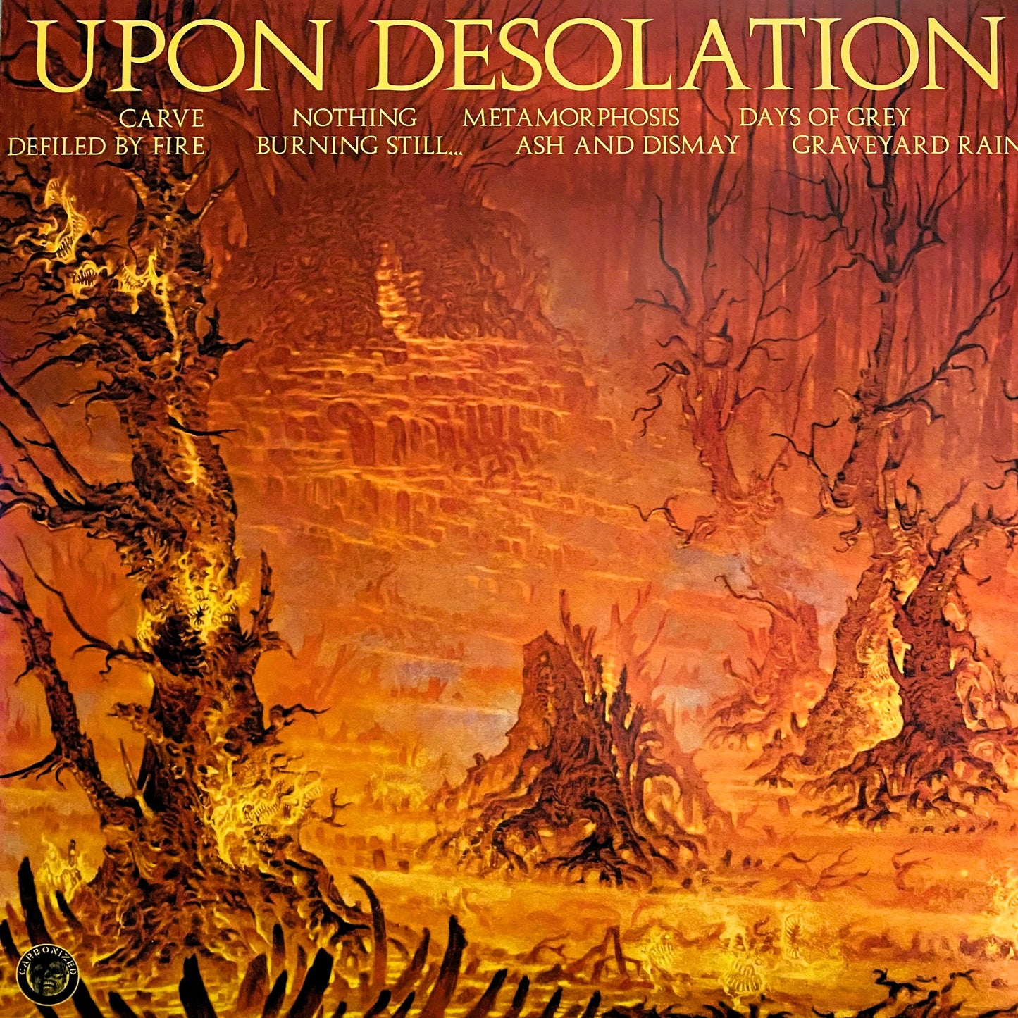 MORTUOUS – Upon Desolation LP (orange vinyl)