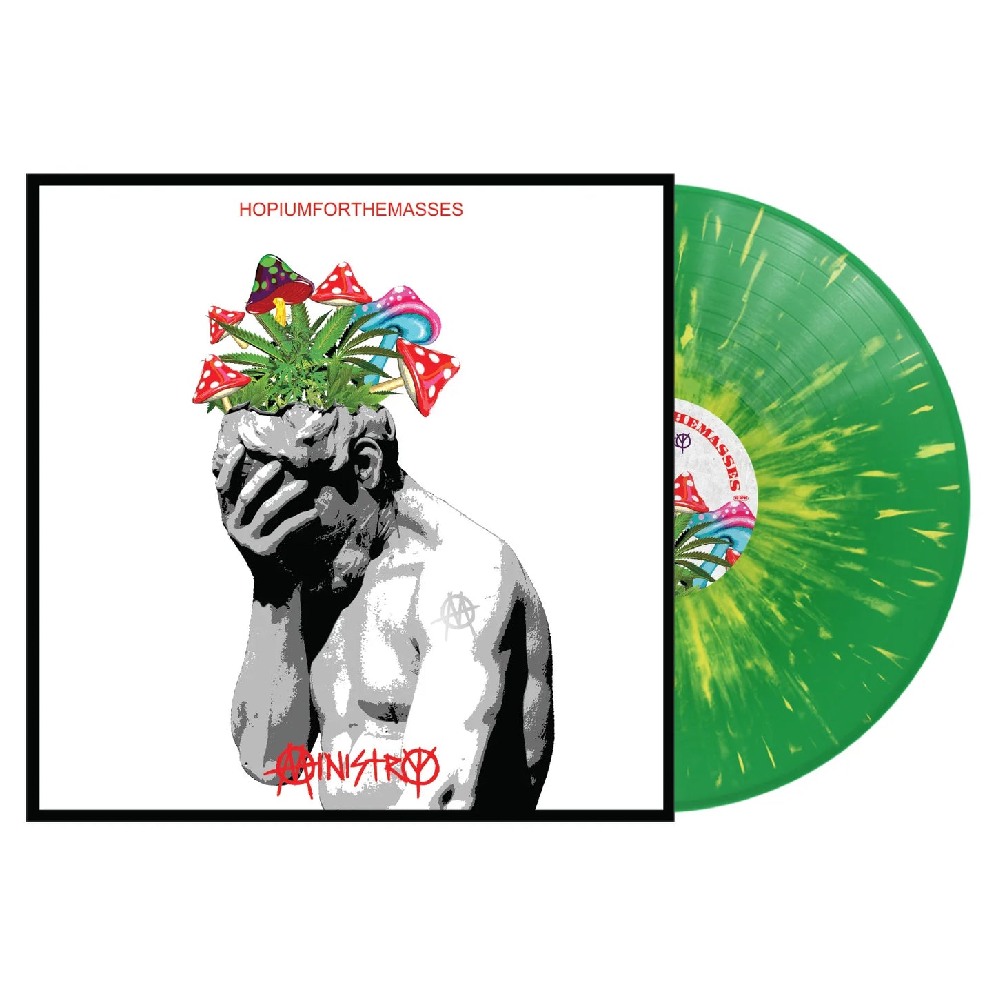 MINISTRY – Hopiumforthemasses LP (green/yellow splatter vinyl)