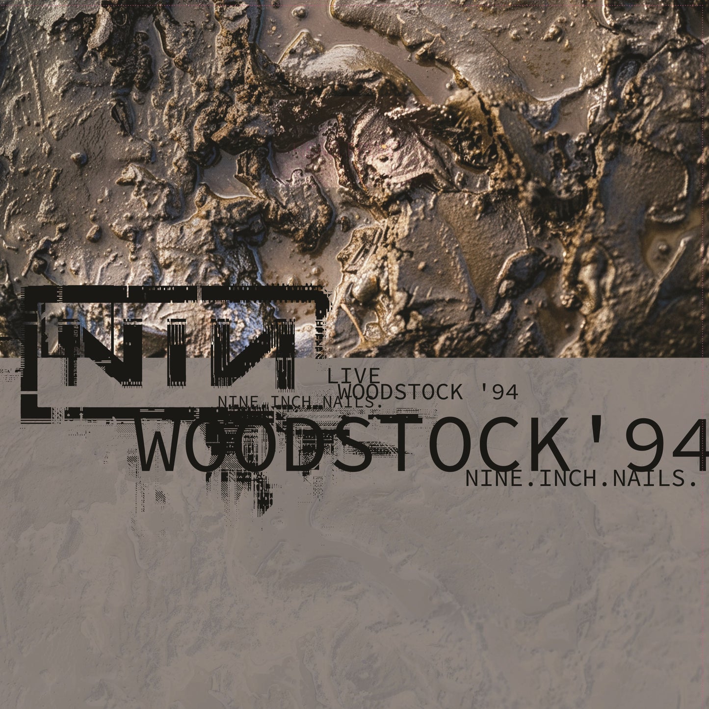 NINE INCH NAILS – Live At Woodstock '94 2xLP (marbled color vinyl)