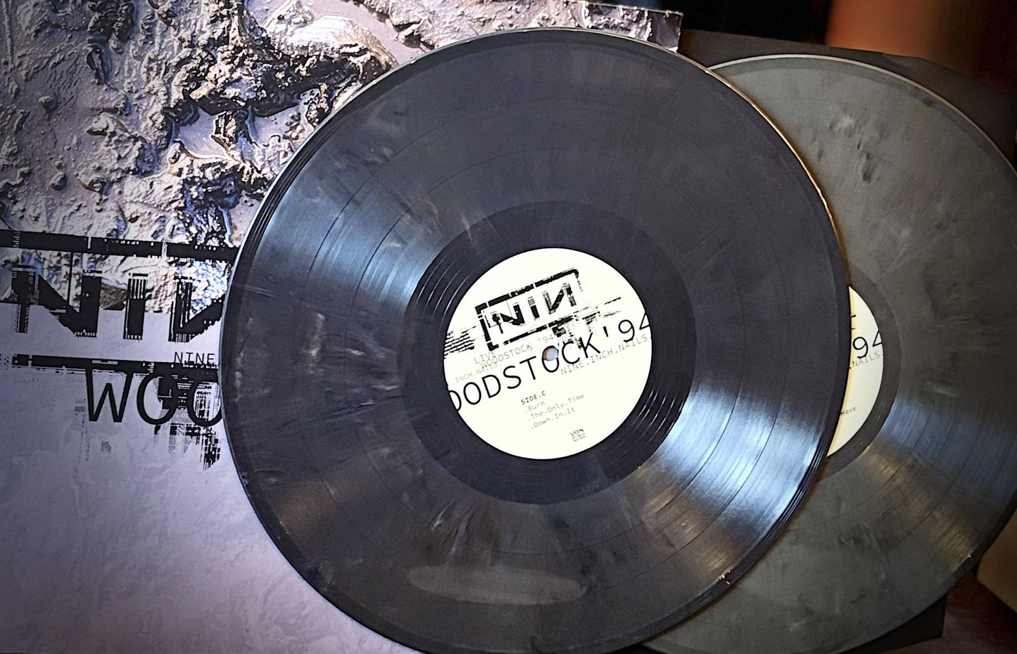 NINE INCH NAILS – Live At Woodstock '94 2xLP (marbled color vinyl)