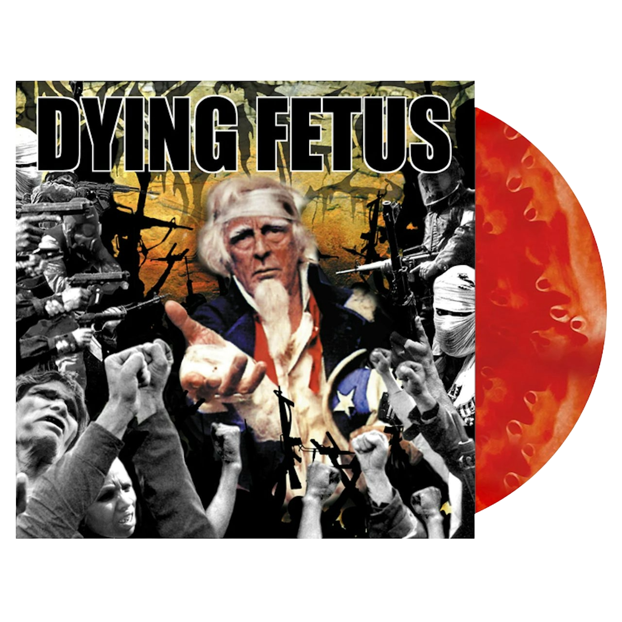 DYING FETUS – Destroy The Opposition LP ("Pool Of Blood" red cloudy vinyl)