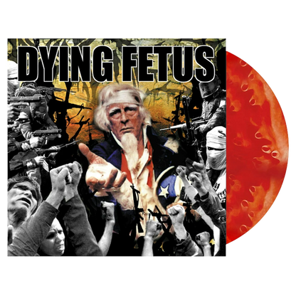 DYING FETUS – Destroy The Opposition LP ("Pool Of Blood" red cloudy vinyl)