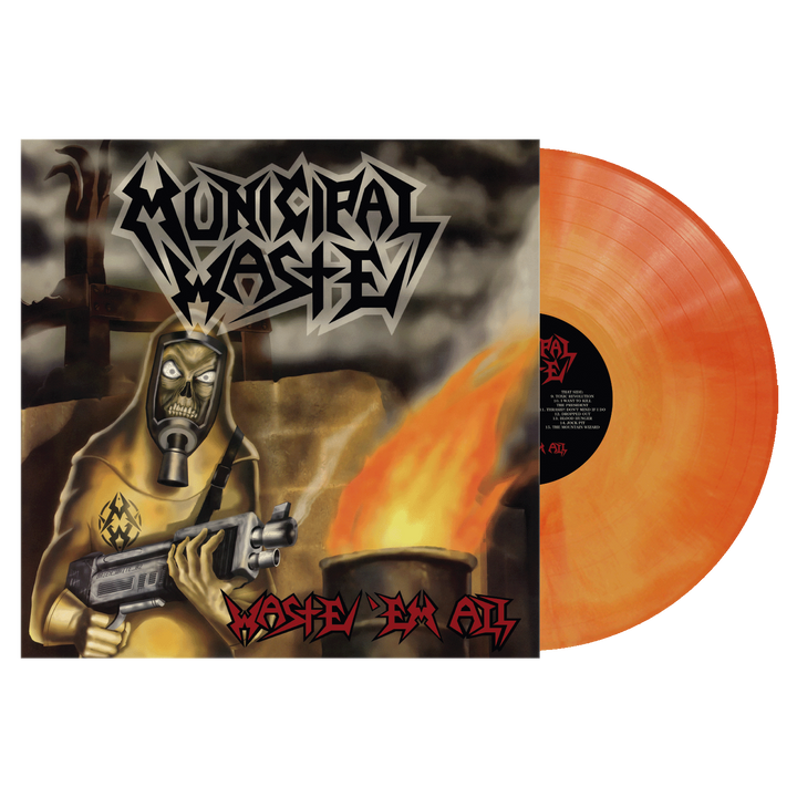 MUNICIPAL WASTE – Waste 'Em All LP (orange swirl vinyl)