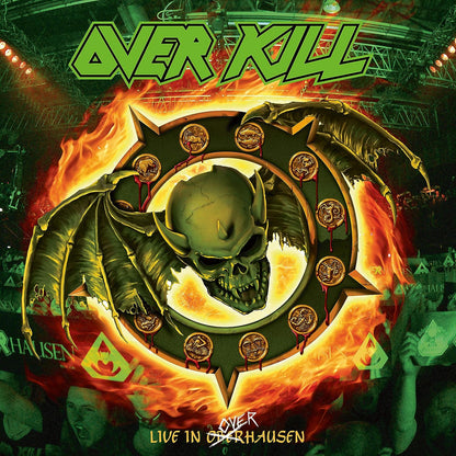 OVERKILL – Live In Overhausen Feel The Fire Volume Two 2xLP (green/orange/yellow splatter)