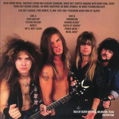 PANTERA – Where It All Began (With Kerry King) LP (color vinyl)