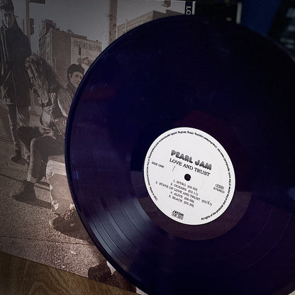 PEARL JAM – Love & Trust: MTV Unplugged LP (dark purple vinyl)