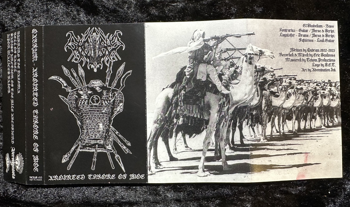 QABRUM – Anointed Throne Of Woe Cassette