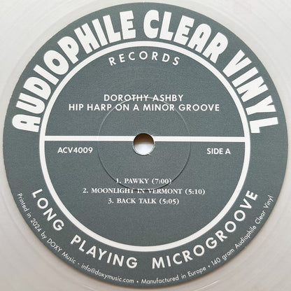 DOROTHY ASHBY – Hip Harp On A Minor Groove 2xLP (clear vinyl)