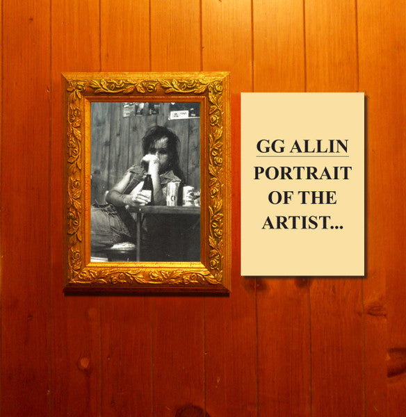 GG ALLIN – Portrait Of The Artist As A Public Animal LP (red marbled vinyl)