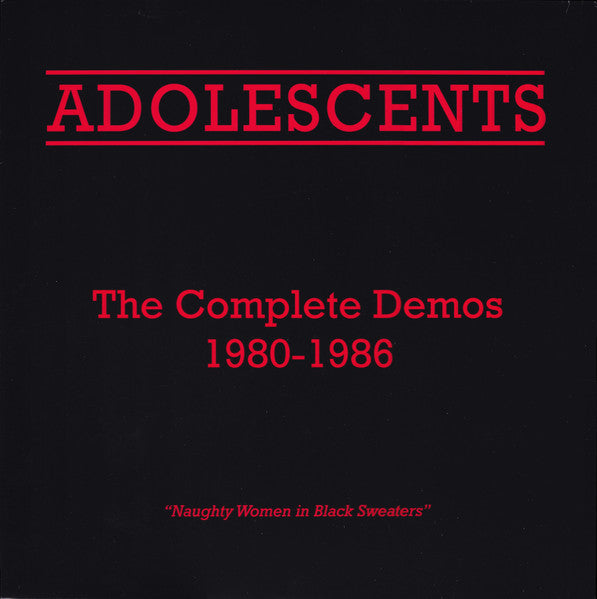 ADOLESCENTS – The Complete Demos 1980-1986 LP (color vinyl)