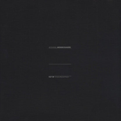 JOY DIVISION – Unknown Pleasures LP