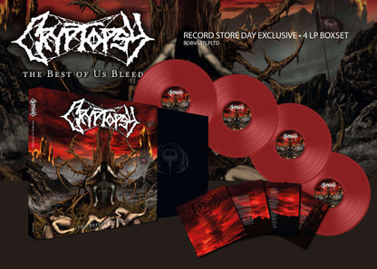 CRYPTOPSY – The Best Of Us Bleed 4xLP Box Set (red vinyl)