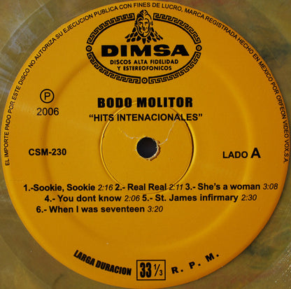 BODO MOLITOR – Hits Internacionales LP (yellow/green marble vinyl)