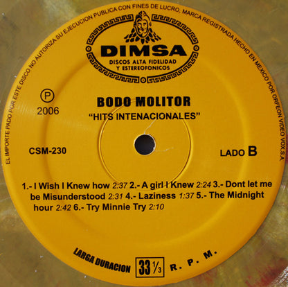 BODO MOLITOR – Hits Internacionales LP (yellow/green marble vinyl)